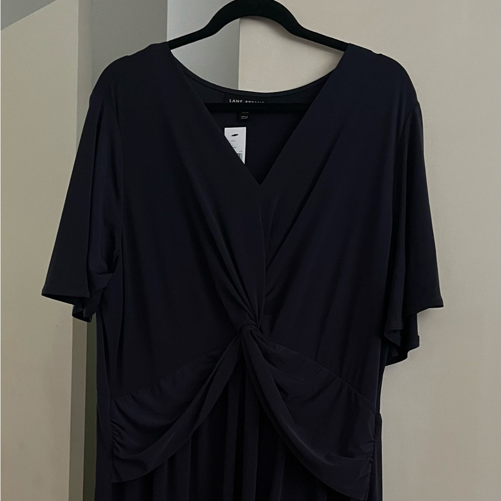 Lane Bryant Black Short Sleeve Dress